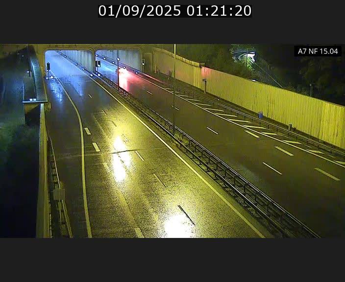 Caméra trafic Luxembourg - A7, Tunnel Mersch, entrée sud, direction Ettelbruck