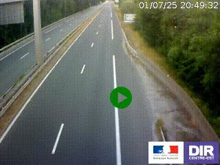 Webcam sur la nationale N90 à Gilly-sur-Isère, en direction et à proximité d'Albertville