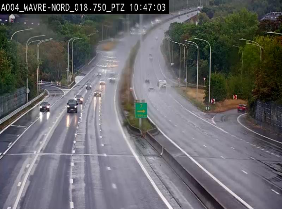 Webcam traffic E411(A4) - BK 18.7 - Bierges (Wavre Nord)