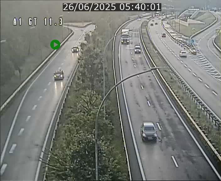 Traffic live webcam Luxembourg Senningerberg - A1 direction Allemagne - BK 11.3