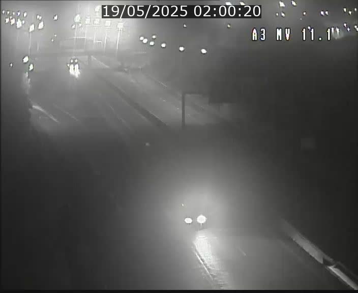 Traffic live webcam Luxembourg Croix de Bettembourg A3 - BK 11.1 - direction Luxembourg-ville