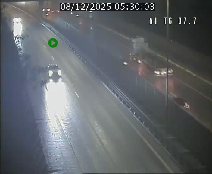 Traffic live webcam Luxembourg Kirchberg - A1 direction Luxembourg-ville - BK 7.7