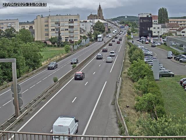 Caméra autoroute France - A31, Thionville direction Metz