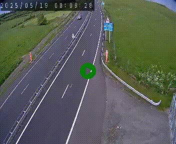 Caméra autoroute A75 à hauteur du col de la Fageole en direction de Clermont-Ferrand