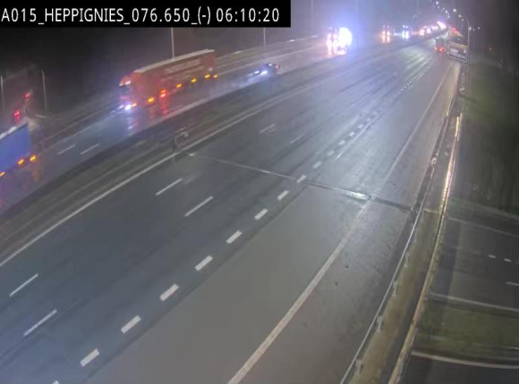 Webcam autoroute Belgique - Heppignies - E42 direction Namur - BK 76.4