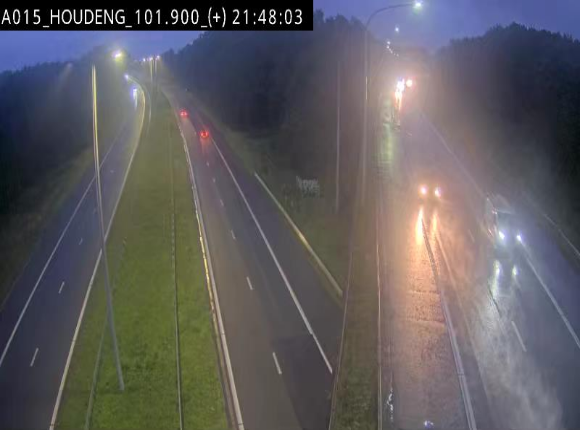 Webcam autoroute Belgique - Houdeng-Goegnies - Jonction E19/E42 direction Tournai/Mons - BK 101.85