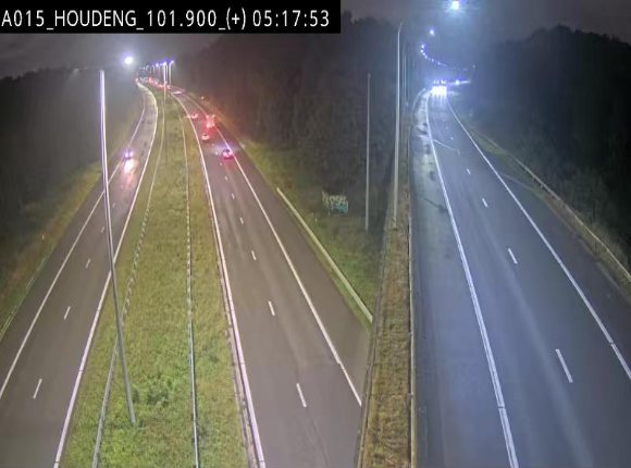 Webcam autoroute Belgique - Houdeng-Goegnies - Jonction E19/E42 direction Tournai/Mons - BK 101.85