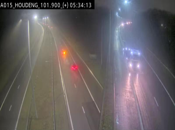 Webcam autoroute Belgique - Houdeng-Goegnies - Jonction E19/E42 direction Tournai/Mons - BK 101.85