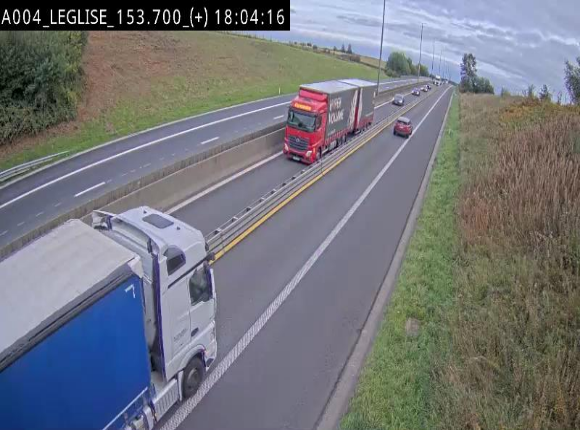 Webcam autoroute E411 à hauteur de Léglise, en direction de Luxembourg