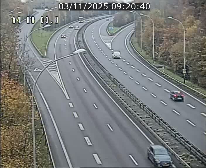 Webcam traffic A4 Luxembourg - BK 3.8 - Leudelange (direction Esch sur Alzette)