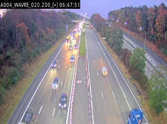 Webcam @ Wavre-sud KP 19.6, A4/E411