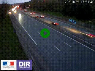 Webcam routière à Saint-Etienne-Terrenoire sur la RN88 avant la jonction entre l'A72 et le Boulevard Périphérique de Saint-Etienne