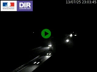 Caméra trafic à Meylan sur la Rocade-Sud de Grenoble en direction d'Aix-en-Provence