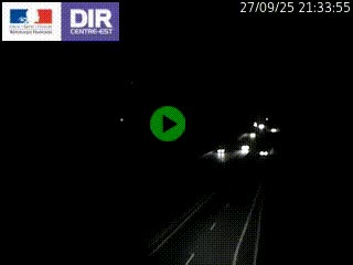 Caméra trafic à Meylan sur la Rocade-Sud de Grenoble en direction d'Aix-en-Provence
