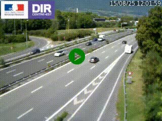 Caméra routière à hauteur de la sortie 15 Chambéry-centre au PK 4,103 en direction d'Albertville