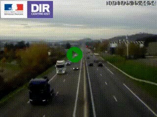 Caméra autoroute à Saint-Etienne (Les Littes) à hauteur du Ikea Saint-Etienne sur l'A72 en direction de Roanne