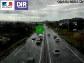 Caméra autoroute à Saint-Etienne (Les Littes) à hauteur du Ikea Saint-Etienne sur l'A72 en direction de Roanne
