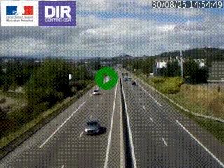 Caméra autoroute à Saint-Etienne (Les Littes) à hauteur du Ikea Saint-Etienne sur l'A72 en direction de Roanne