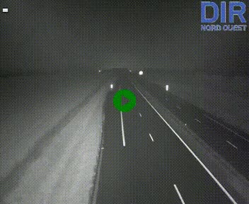 Webcam sur A84 à hauteur de l'échangeur de Poilley avec la N175, au sud d'Avranches