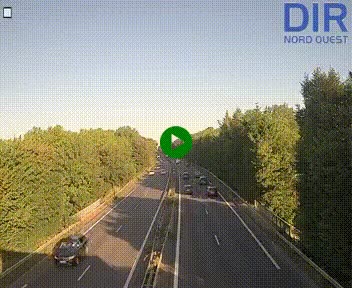 Webcam sur le périphérique de Caen (N814) à l'est de la ville, à Mondeville hauteur de la sortie 2, Presqu'île-Rives de l'Orne, au bout de l'autoroute A13