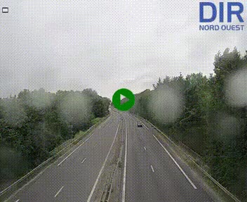Webcam sur le périphérique de Caen (N814) à l'est de la ville, à Mondeville hauteur de la sortie 2, Presqu'île-Rives de l'Orne, au bout de l'autoroute A13