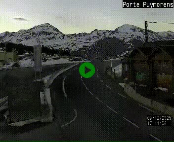 Webcam Col du Puymorens sur N320, en direction de Pas de la Casa (Andorre)