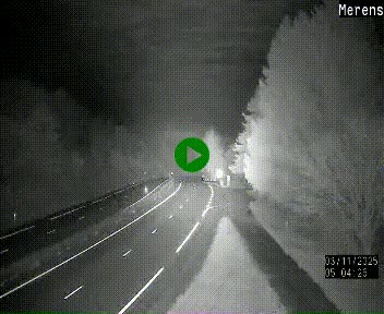 Webcam dans les Pyrénées à hauteur de Mérens-les-Vals sur N320, en direction de Pas de la Casa (Andorre)