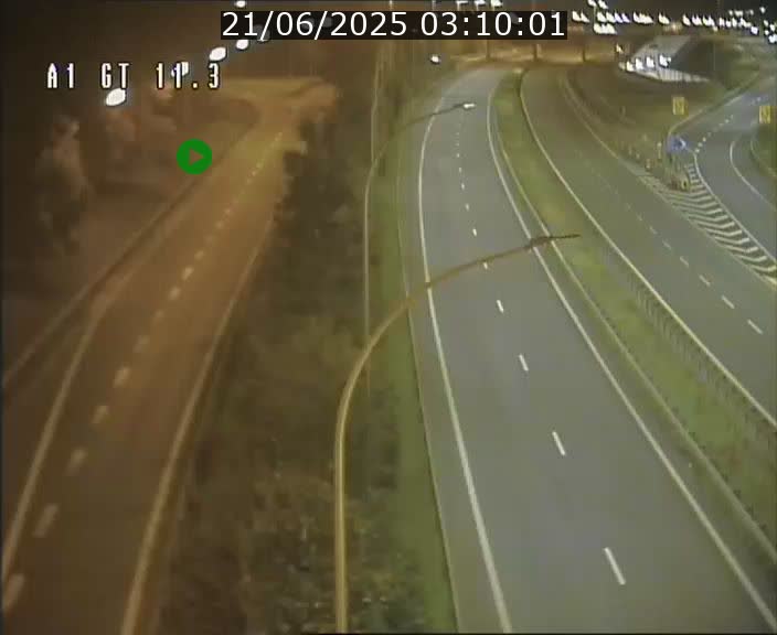 Traffic live webcam Luxembourg Senningerberg - A1 direction Allemagne - BK 11.3