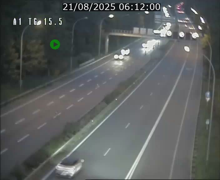 Traffic live webcam Luxembourg Munsbach - A1 direction Luxembourg - BK 15.5