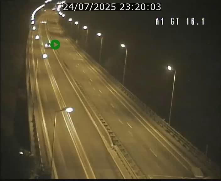 Traffic live webcam Luxembourg Niederanven - A1 direction Allemagne - BK 16.1