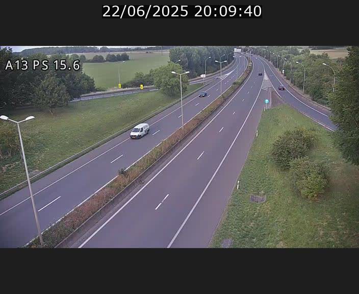 Traffic live webcam Luxembourg Kayl - A13 direction Dudelange - BK 15.6