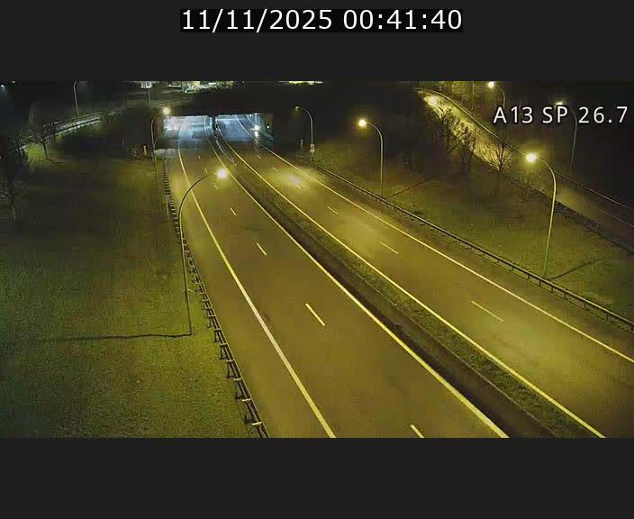 Traffic live webcam Luxembourg Frisange - A13 direction Luxembourg-ville - BK 26.7