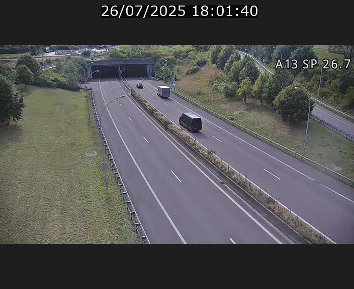 Traffic live webcam Luxembourg Frisange - A13 direction Luxembourg-ville - BK 26.7