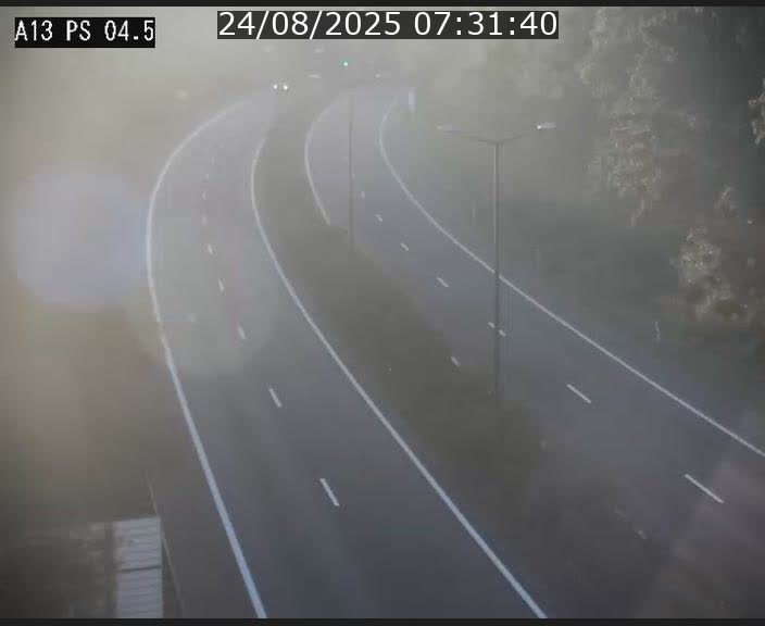 Traffic live webcam Luxembourg Differdange - A13 direction Esch-sur-Alzette - BK 4.5