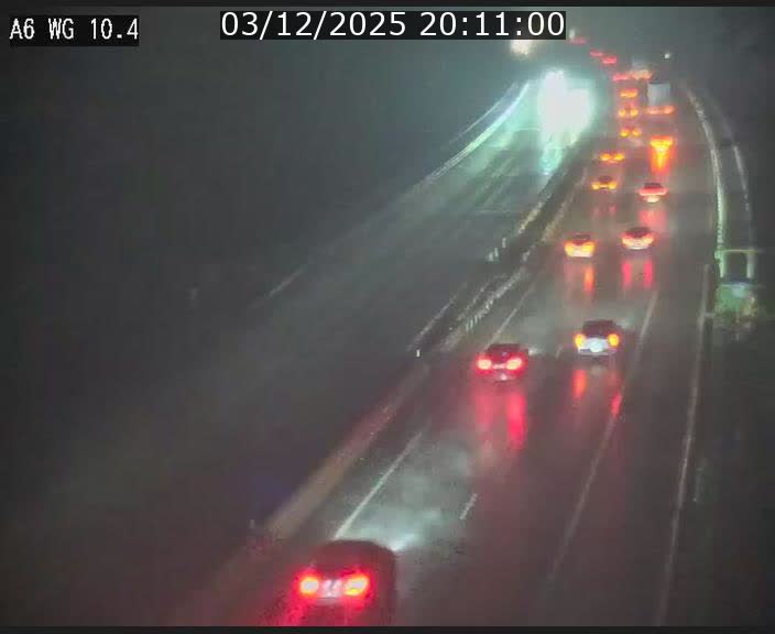 Traffic live webcam Luxembourg Mamer - A6 - BK 10.4 - direction Luxembourg/France/Allemagne