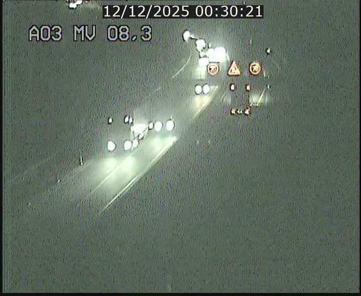 Webcam Autoroute après la Croix de Bettembourg en direction de Luxembourg sur l'A3