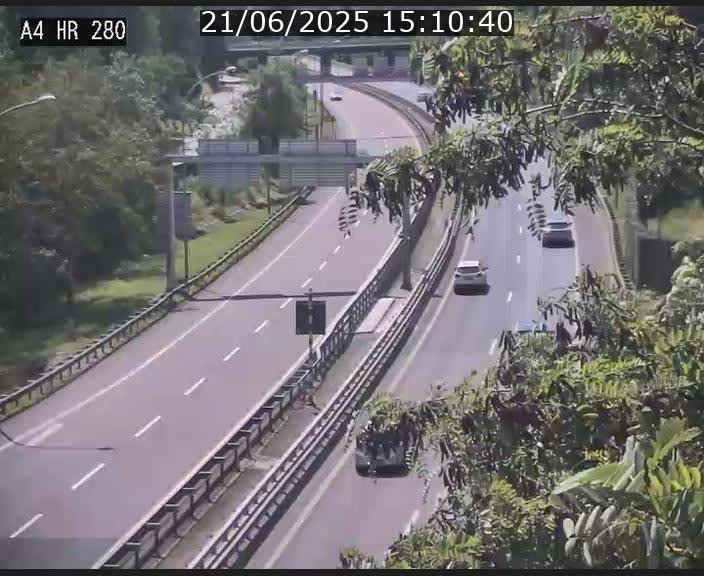 Webcam traffic A4 Luxembourg - BK 0.2 - P+R Bouillon (direction Luxembourg)