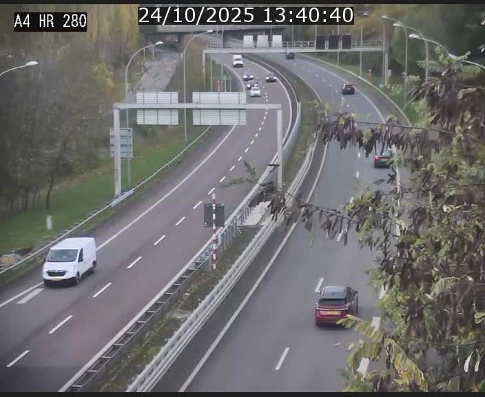 Webcam traffic A4 Luxembourg - BK 0.2 - P+R Bouillon (direction Luxembourg)