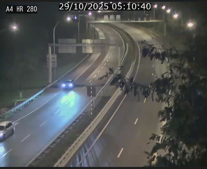 Webcam traffic A4 Luxembourg - BK 0.2 - P+R Bouillon (direction Luxembourg)