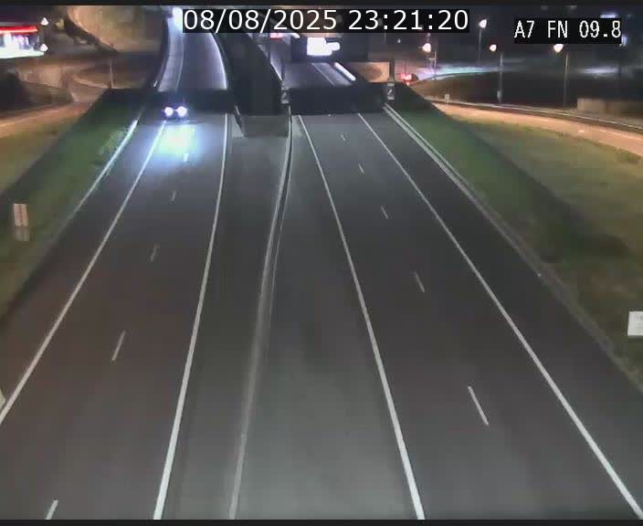 Caméra trafic Luxembourg - A7, Tunnel Gousselerbierg, sortie sud, direction rond-point Lorentzweiler (BK 9.9)
