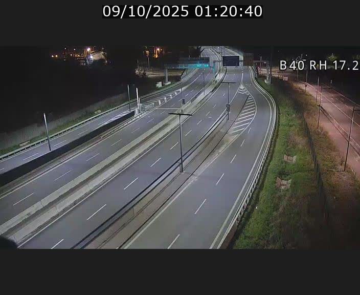 Webcam sur le contournement d'Esch Belval à hauteur de la sortie Université de Luxembourg. Vue orientée vers Luxembourg