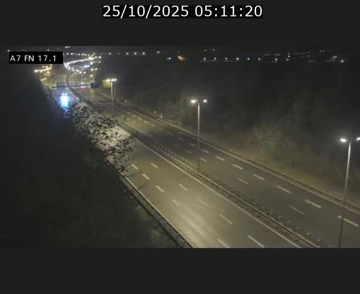 Caméra trafic Luxembourg - A7, Merscherbierg direction Mersch