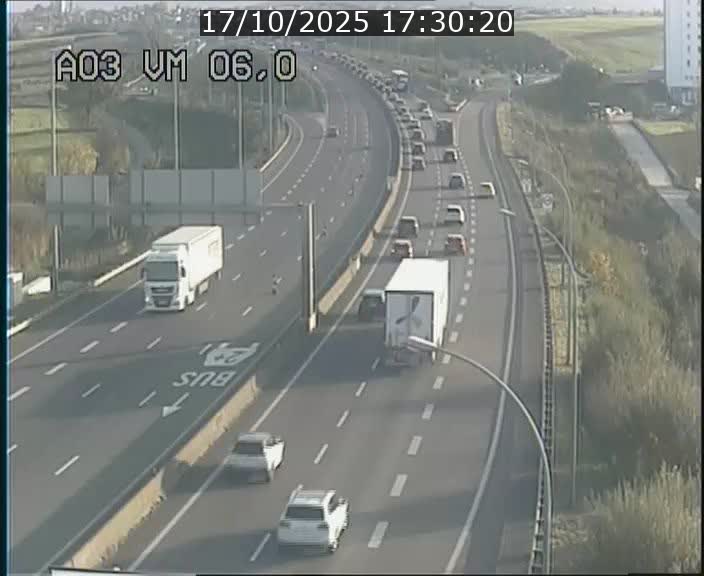 Traffic live webcam Luxembourg Aire de Berchem - A3 - BK 6 - direction France