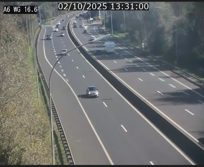 Traffic live webcam Luxembourg Aire de Capellen - A6 - BK 16.6 - direction Luxembourg/France/Allemagne