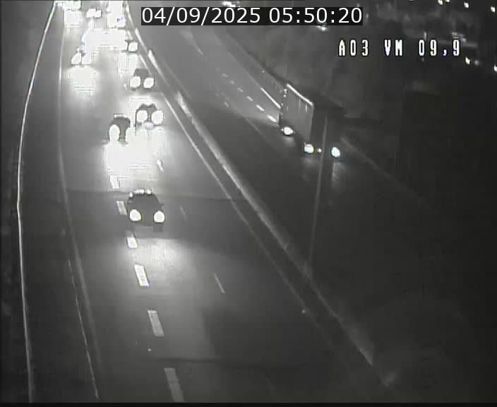 Webcam Autoroute à la Croix de Bettembourg - A3 - BK 9.9 - direction France