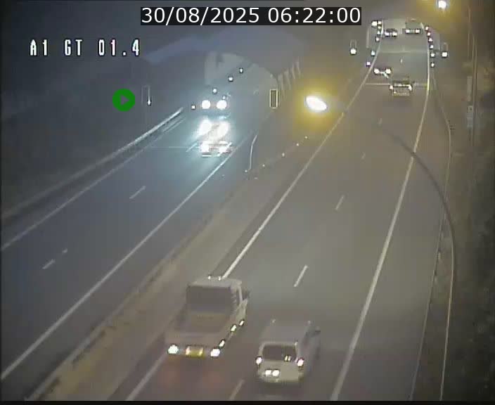 Traffic live webcam Luxembourg Hesperange - A1 direction Kirchberg - BK 1.4
