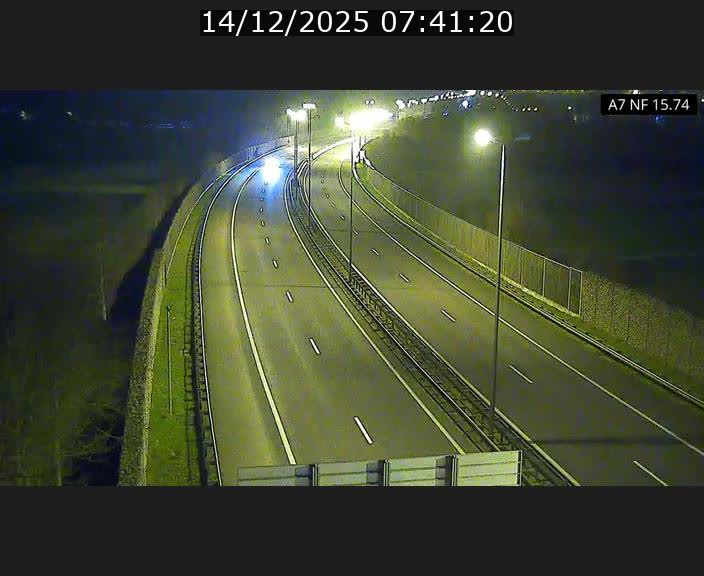 Caméra trafic Luxembourg - A7, Tunnel Mersch, entrée nord, direction Lorentzweiler