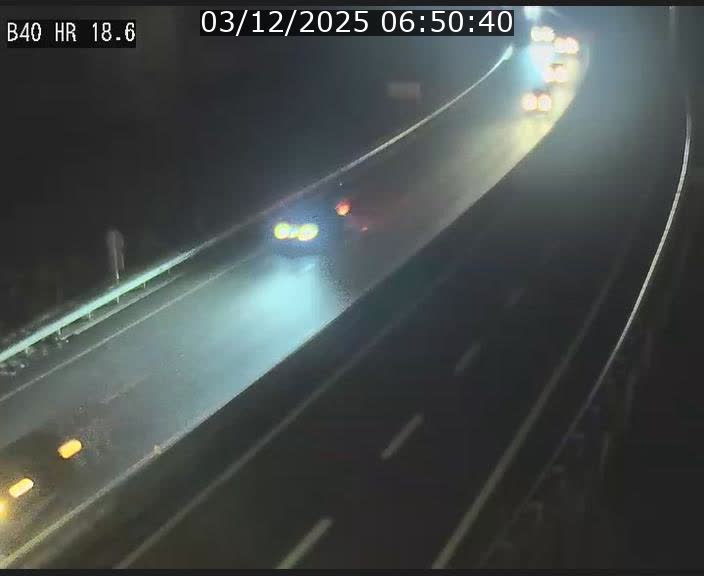 Webcam sur la route de liaison entre Micheville et Esch-Belval à la frontière entre le Luxembourg et la France. Vue orientée vers la Lorraine.