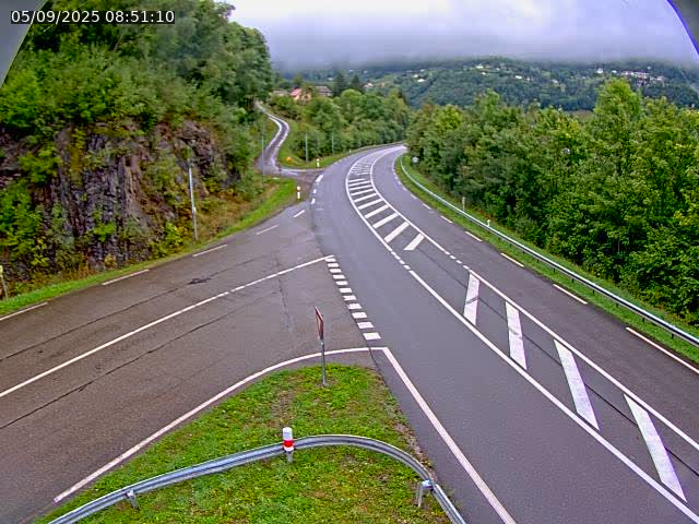 Caméra autoroute France - N66, col du Bussang direction Remiremont