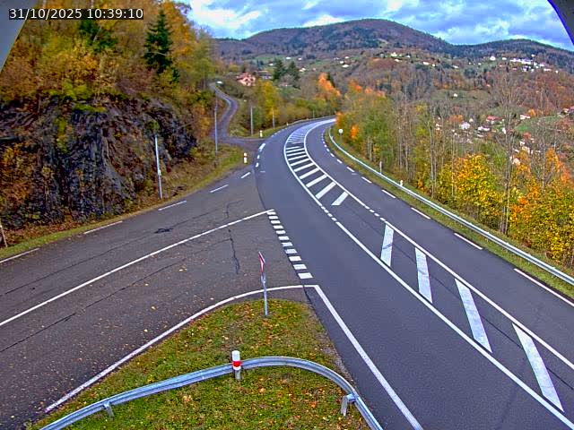Caméra autoroute France - N66, col du Bussang direction Remiremont